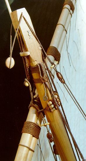 Le calcet de l'arbre de trinquet (misaine)