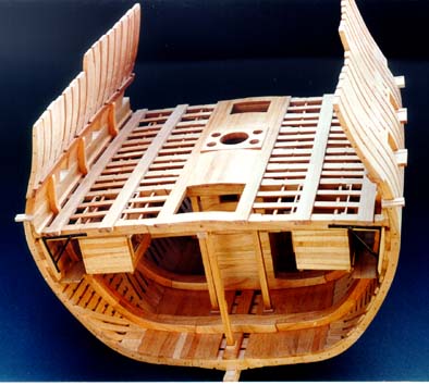 Charpente du premier pont